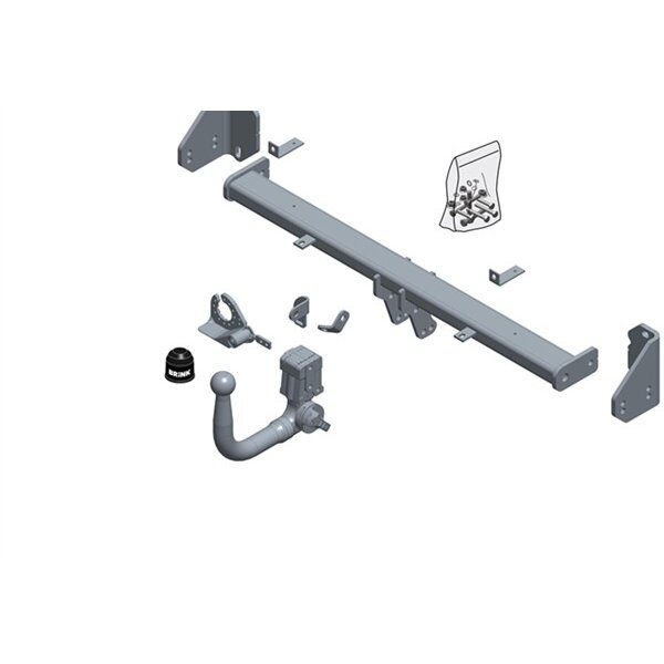 Gancio traino estraibile BRINK 617900