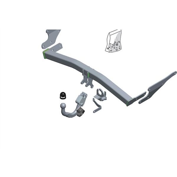 Gancio traino estraibile BRINK 669400