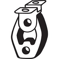 4 Scarico IN Gomma Gomme Di Scarico Supporto Marmitta Adatto A Per Opel Vectra A - Foto 6