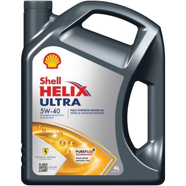 Olio motore SHELL Helix Ultra 5W40 4 Litri