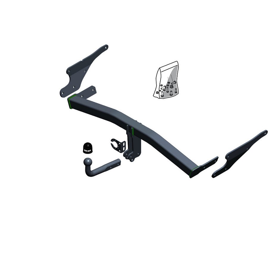 Gancio traino fisso BRINK 669300
