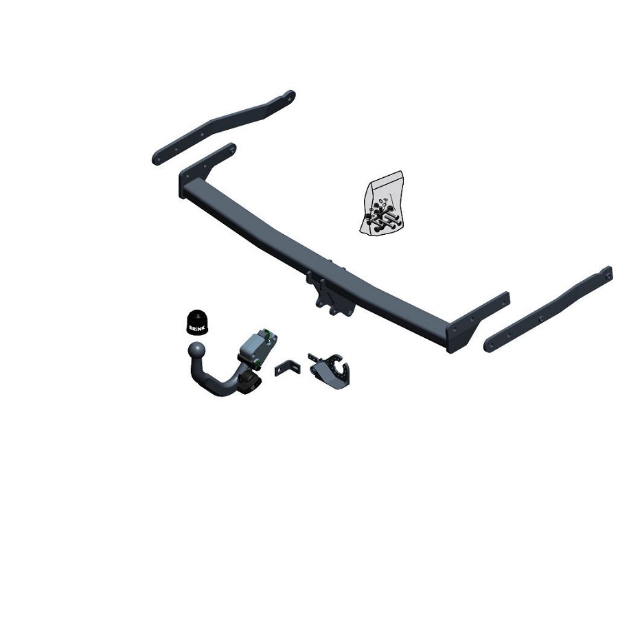 Gancio traino estraibile BRINK 616100