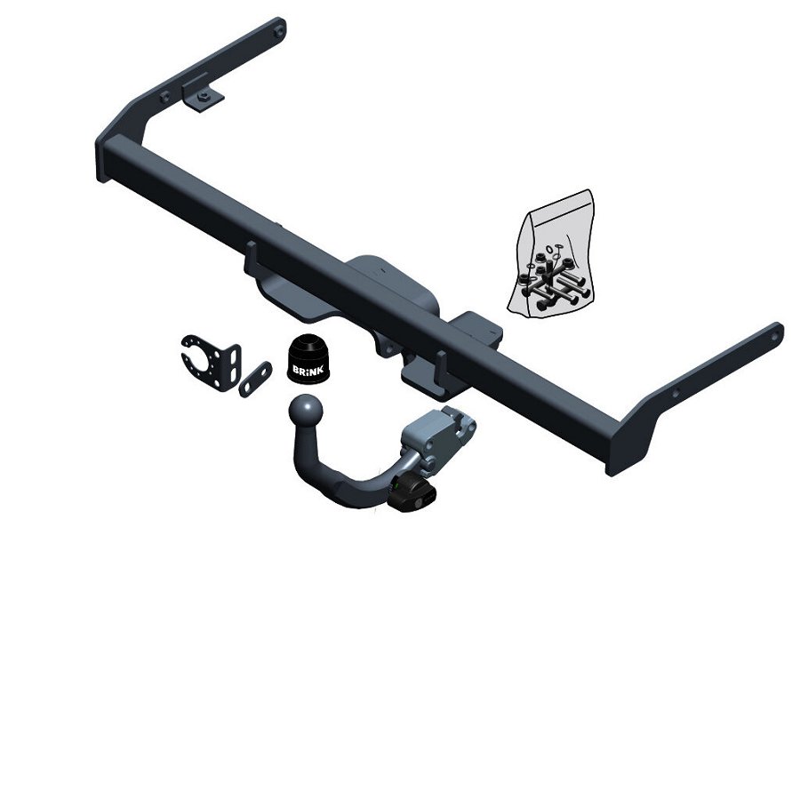 Gancio traino estraibile BRINK 635600