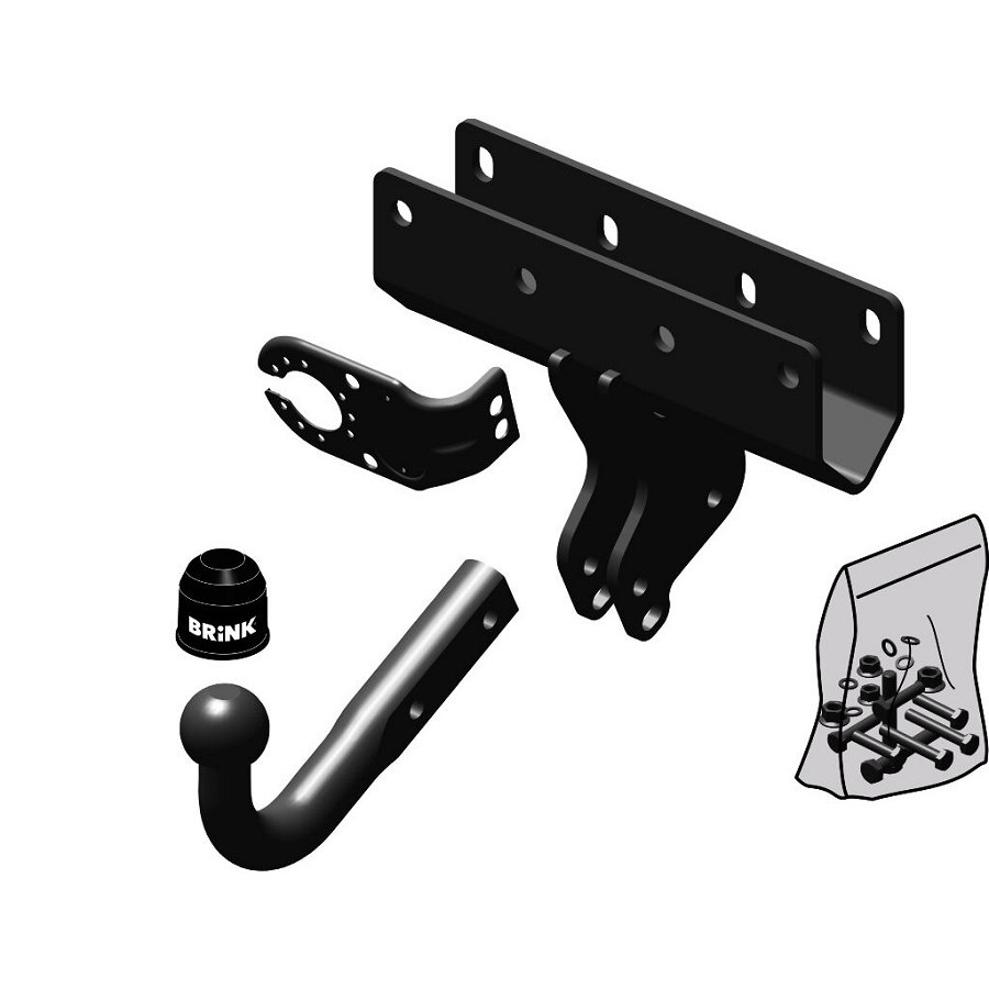 Gancio traino fisso BRINK 379900
