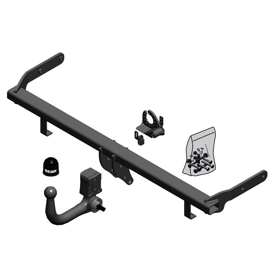 Gancio traino estraibile BRINK 678900