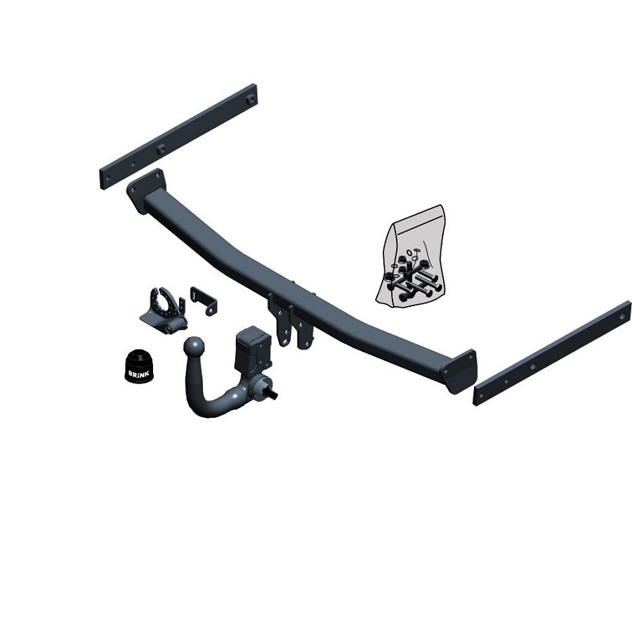 Gancio traino estraibile BRINK 674200