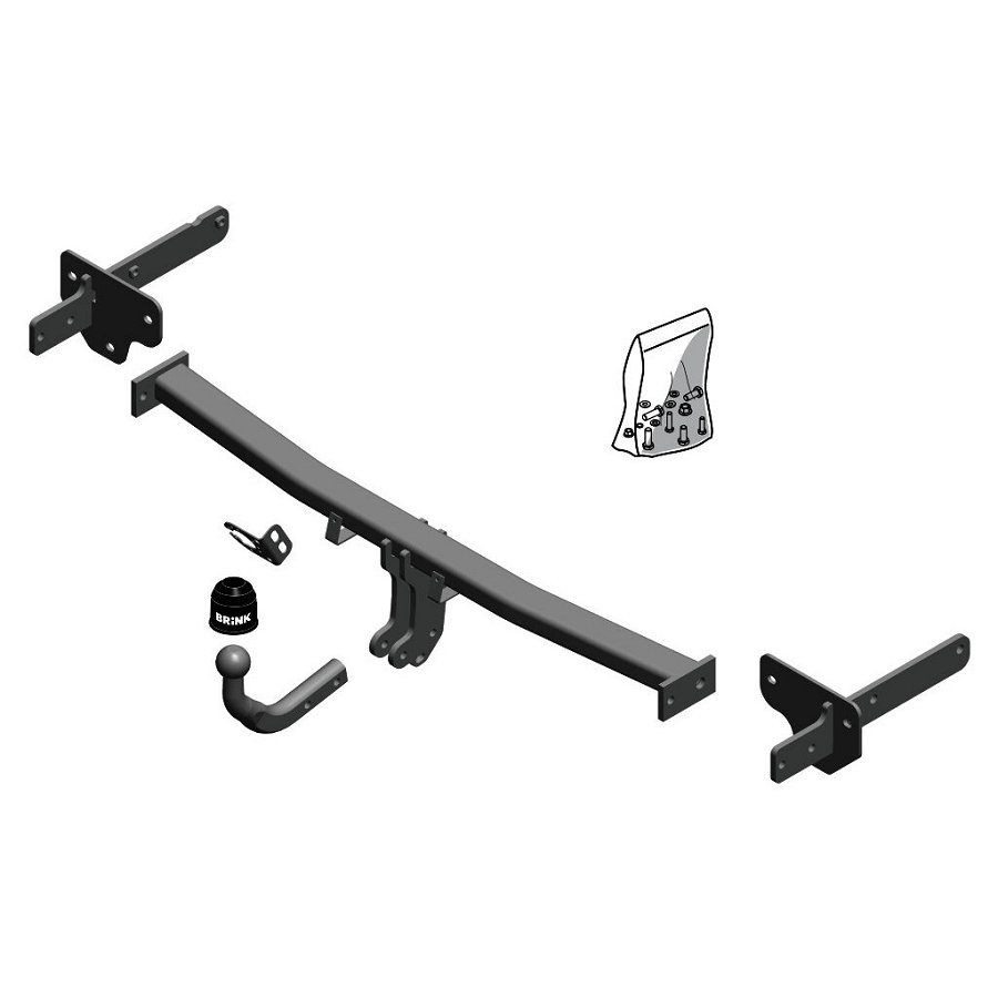 Gancio traino fisso BRINK 608100