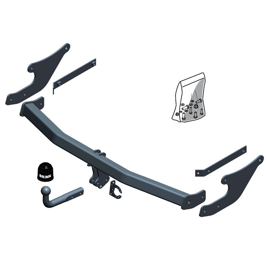 Gancio traino fisso BRINK 607600