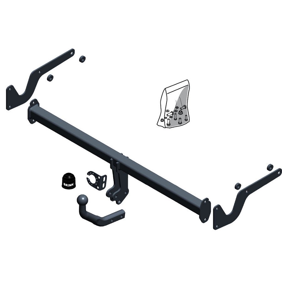 Gancio traino fisso BRINK 674300