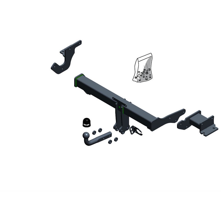 Gancio traino fisso BRINK 665000