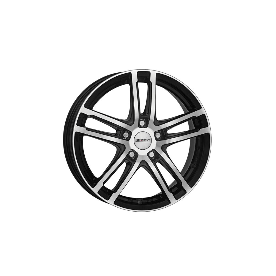 Cerchi in lega DEZENT TZ NERO DIAMANTATO 6,5X16 5/114,3 ET 42