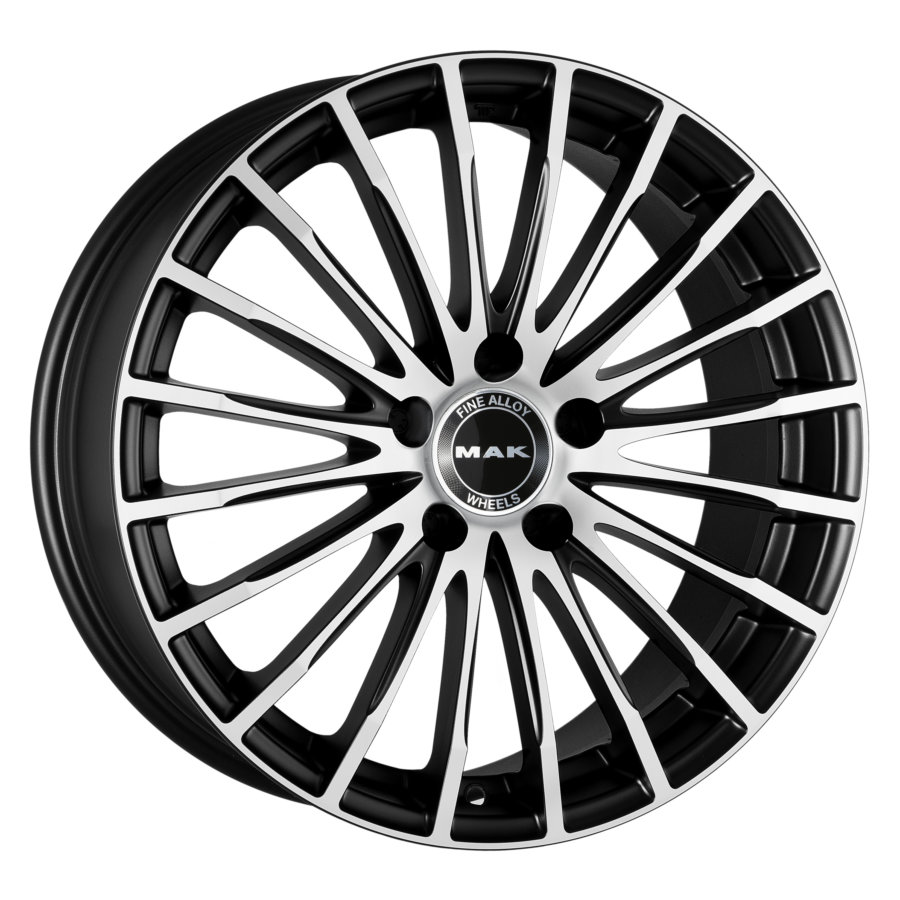 Cerchi in lega MAK STARLIGHT 9.5x19 5x112 ET35 Nero lucido opaco