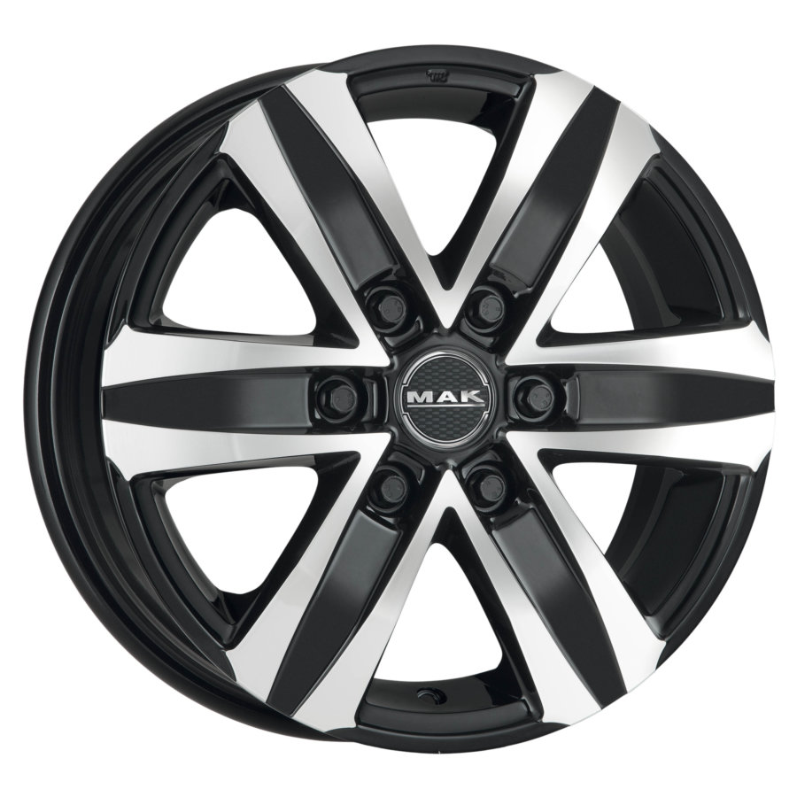 Cerchi in lega MAK STONE6 T 8x18 6x114.3 ET30 Nero lucido