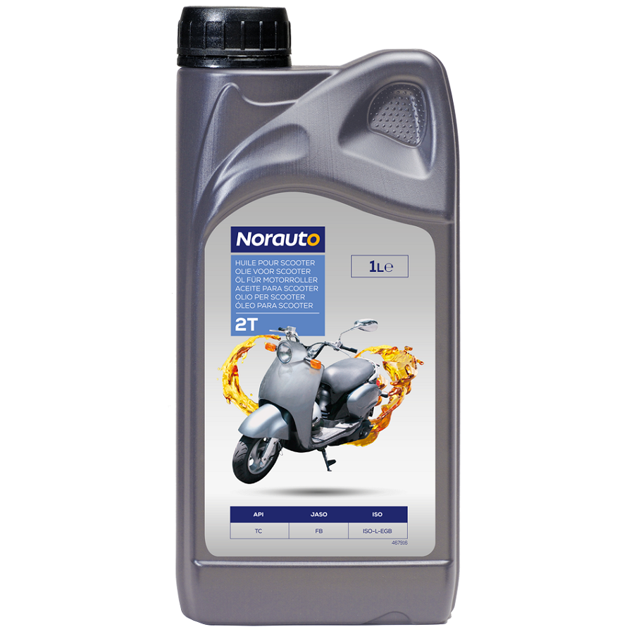 Olio motore NORAUTO per scooter 2T 1 Litro