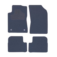 Tappetini in gomma per Fiat 500 Hatchback (2007-2024) nero