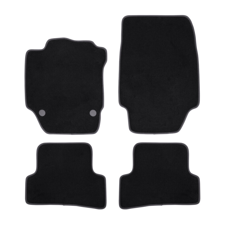 Set di 4 tappeti neri NORAUTO per DUSTER 2014-